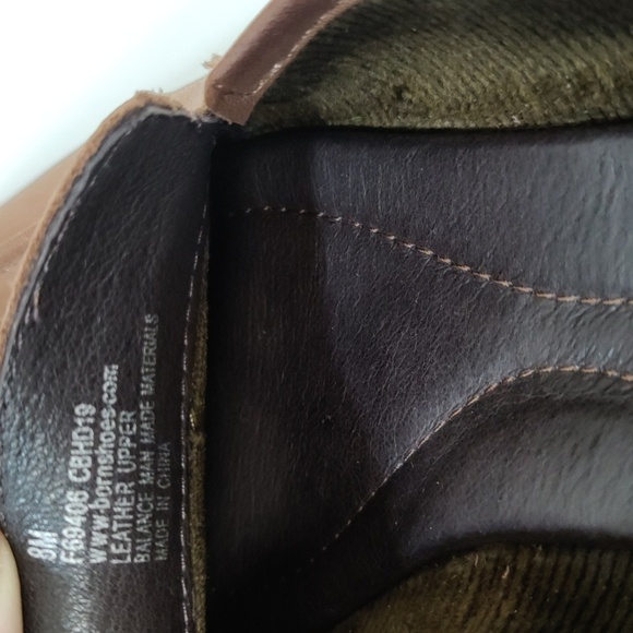 Born Brown Leather Loafers, Size 8M - Picture 3 of 10